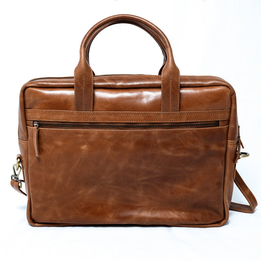 Volkskin Laptoptasche Cognac