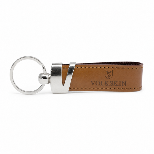Volkskin Leder Schlusselanhanger Cognac
