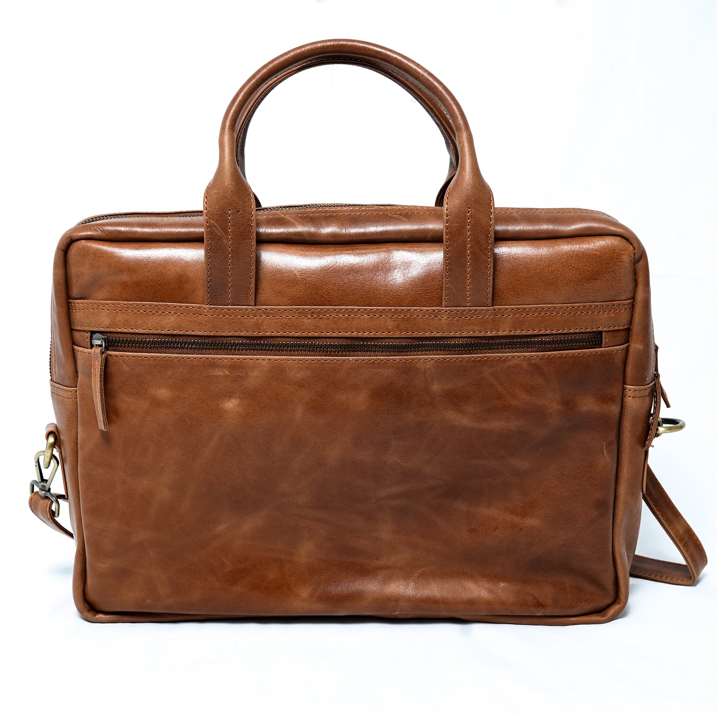 Volkskin Laptoptasche Cognac