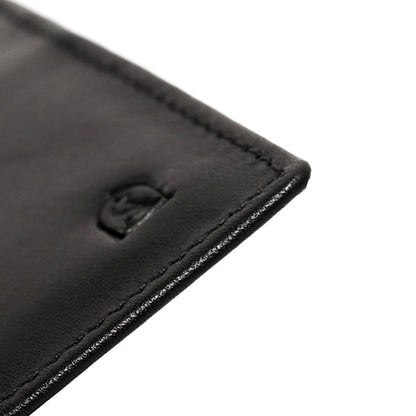 Volkskin Ledergeldbörse mit RFID-Schutz für Herren - Schwarz