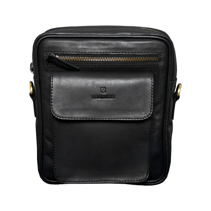 Volkskin Leather Shoulder Bag Black