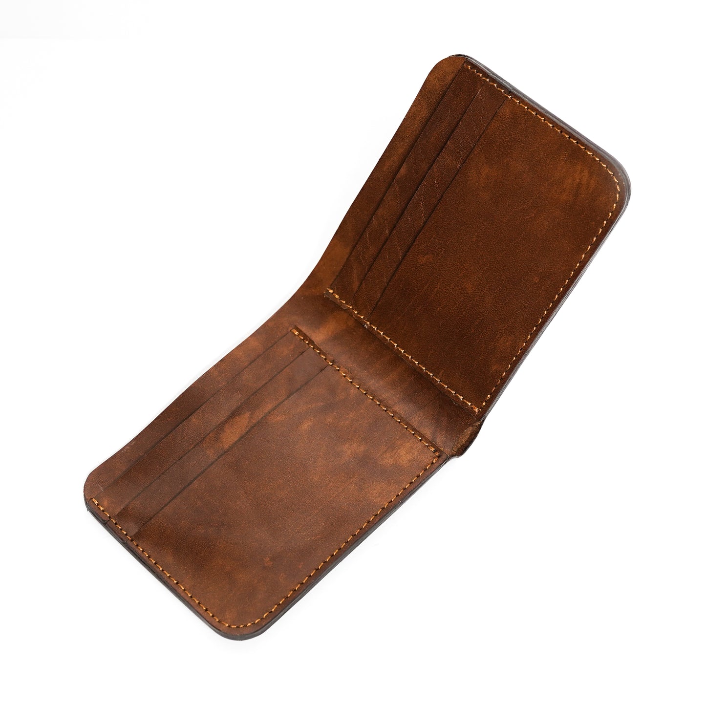Volkskin Bifold Ledergeldbörse - Braun
