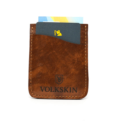 Volkskin Leder Kartenetui - Braun