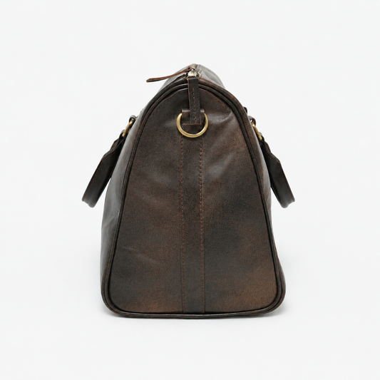Kompakte Reisetasche aus Premium-Leder von Volkskin