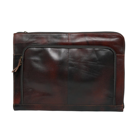 leder laptop hulle braun