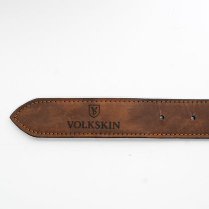 Volkskin DualTone Wendegürtel - Braun/Schwarz