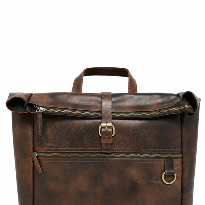 Volkskin Espresso Rolltop Rucksack