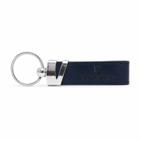 Volkskin Leder Schlusselanhanger Blau