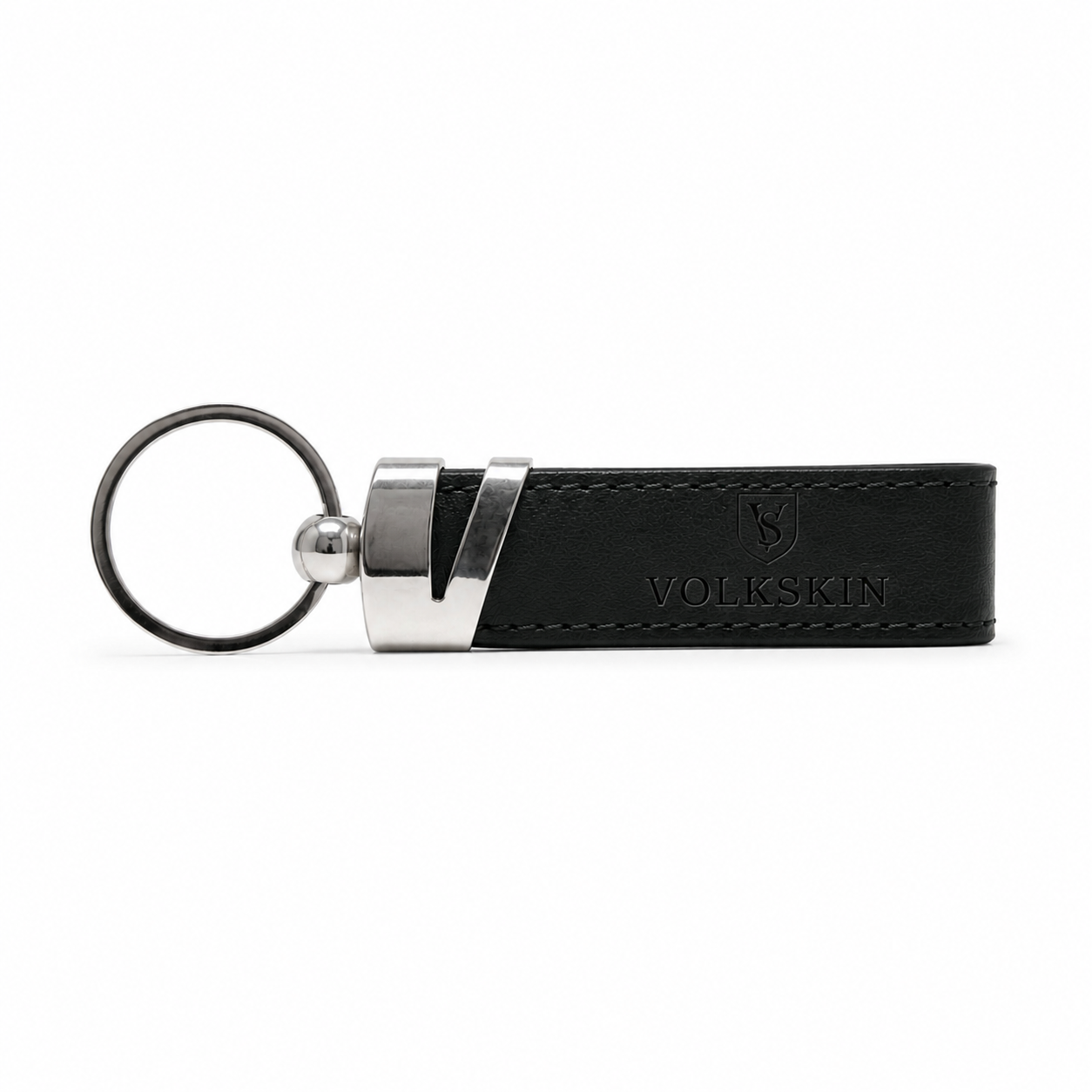 Volkskin Schlüsselanhänger Schwarz – inklusive Premium-Geschenkbox