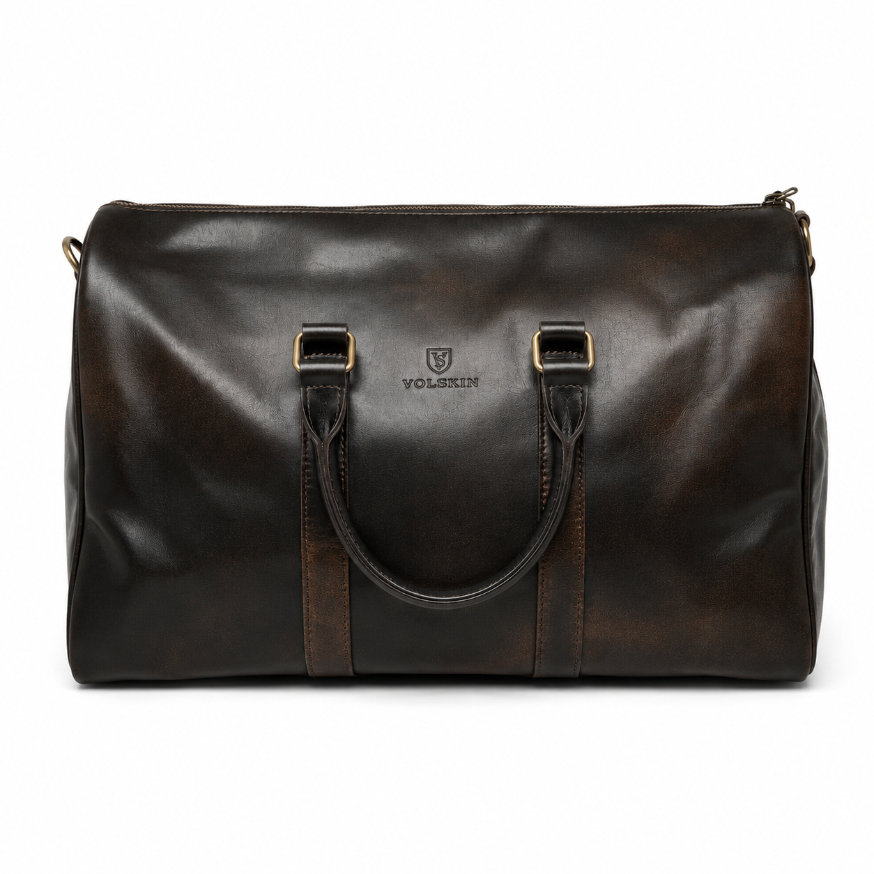 Minimalistische Leder Weekender Tasche im Vintage-Stil