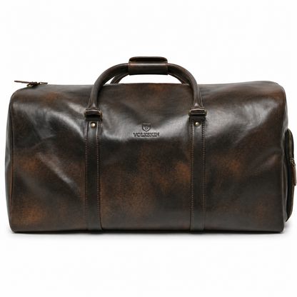 Volkskin Vintage Leder Reisetasche Espresso